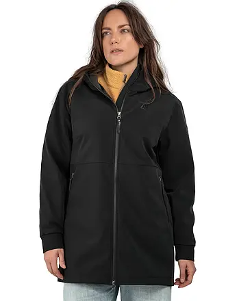 SCHÖFFEL | Damen Softshell Jacke Style Suavio Hoodie | schwarz